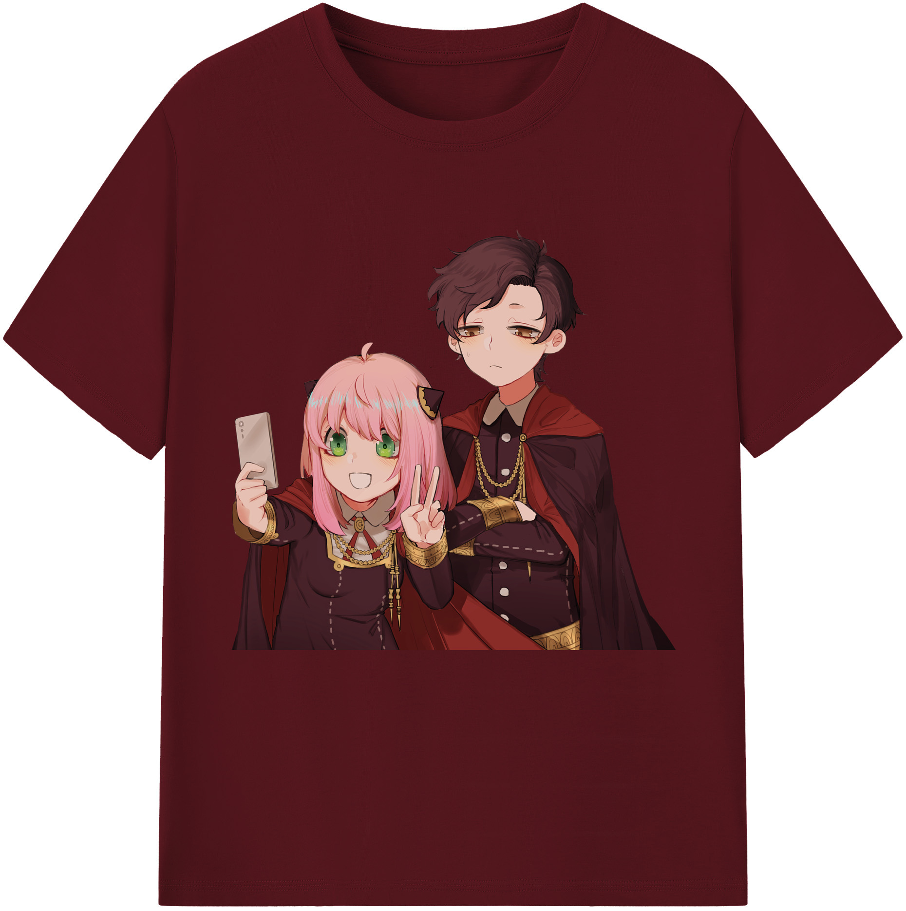 （画像用） SPY×FAMILY间谍家家酒 綿100％半袖Tシャツ（フロントプリント）
